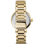  Shop Authentic Michael Kors Skylar Black Dial Gold Steel Strap Watch for Women - MK5989 - Luxxuri