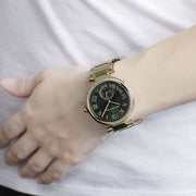  Shop Authentic Michael Kors Skylar Green Dial Gold Steel Strap Watch for Women - MK6065 - Luxxuri