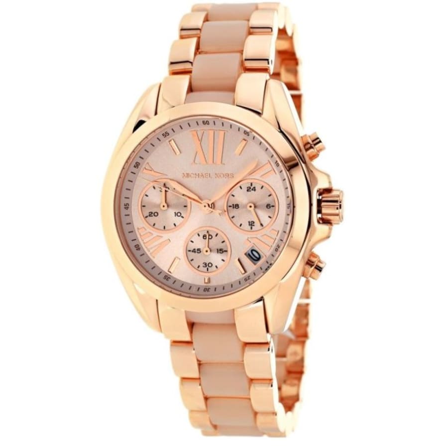  Shop Authentic Michael Kors Bradshaw Rose Gold Dial Two Tone Steel Strap Watch for Women - MK6066 - Luxxuri