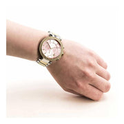  Shop Authentic Michael Kors Parker Pink Dial Two Tone Steel Strap Watch for Women - MK6140 - Luxxuri