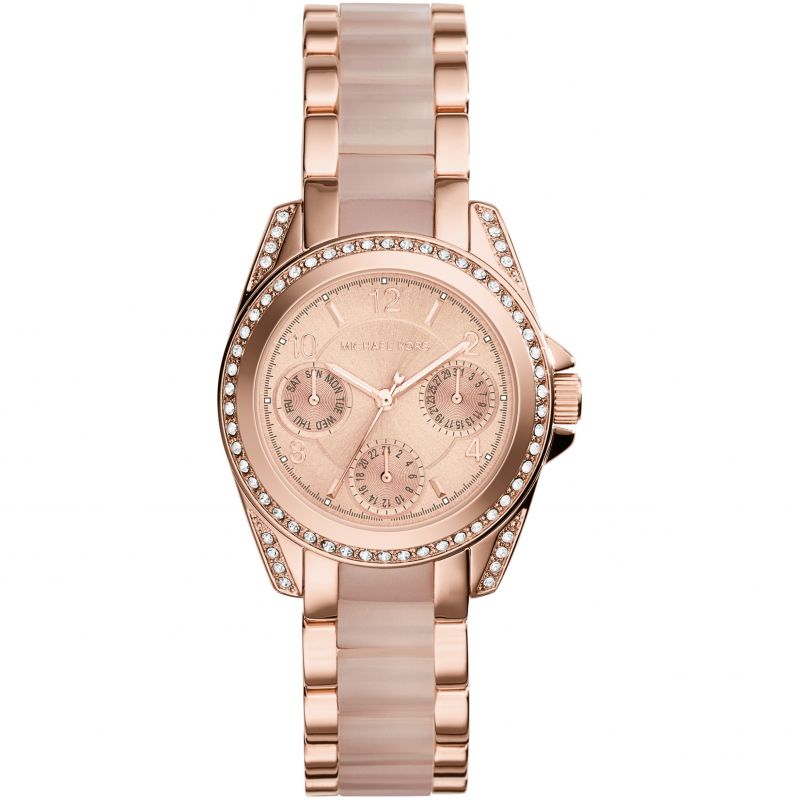  Shop Authentic Michael Kors Blair Rose Gold Dial Two Tone Steel Strap Watch for Women - MK6175 - Luxxuri