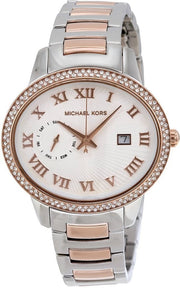 Shop Authentic Michael Kors Whitley Analog White Dial Two Tone Steel Strap Watch For Women - MK6228 - Luxxuri