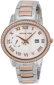 Shop Authentic Michael Kors Whitley Analog White Dial Two Tone Steel Strap Watch For Women - MK6228 - Luxxuri