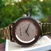  Shop Authentic Michael Kors Kinley Brown Dial Brown Steel Strap Watch for Women - MK6245 - Luxxuri