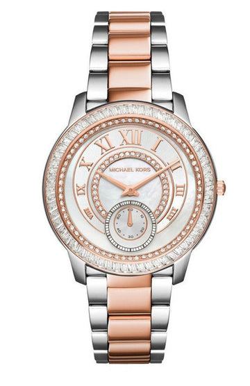  Shop Authentic Michael Kors Madelyn Silver Dial Two Tone Steel Strap Watch for Women - MK6288 - Luxxuri
