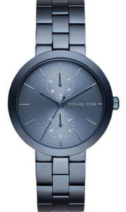  Shop Authentic Michael Kors Garner Chronograph Quartz Blue Dial Blue Steel Strap Watch For Women - MK6410 - Luxxuri