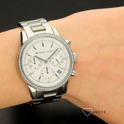  Shop Authentic Michael Kors Ritz Silver Dial Silver Steel Strap Watch for Women - MK6428 - Luxxuri
