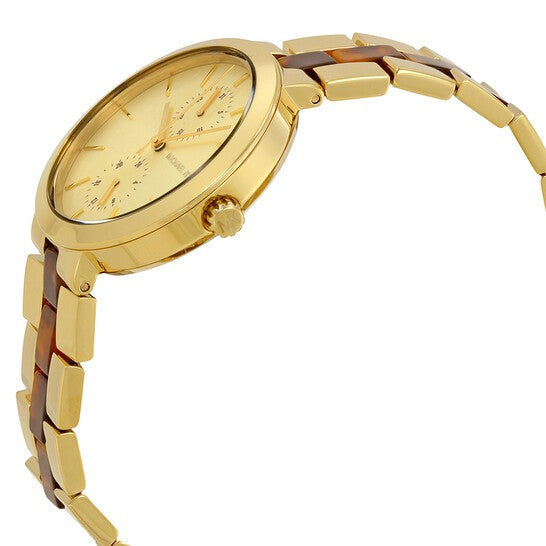  Shop Authentic Michael Kors Garner Multifunction Gold Dial Two Tone Steel Strap Watch For Women - MK6471 - Luxxuri