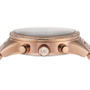  Shop Authentic Michael Kors Ritz Chronograph Rose Gold Dial Rose Gold Steel Strap Watch For Women - MK6485 - Luxxuri