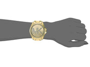  Shop Authentic Michael Kors Bradshaw Quartz Gold Dial Gold Steel Strap Watch For Women - MK6555 - Luxxuri