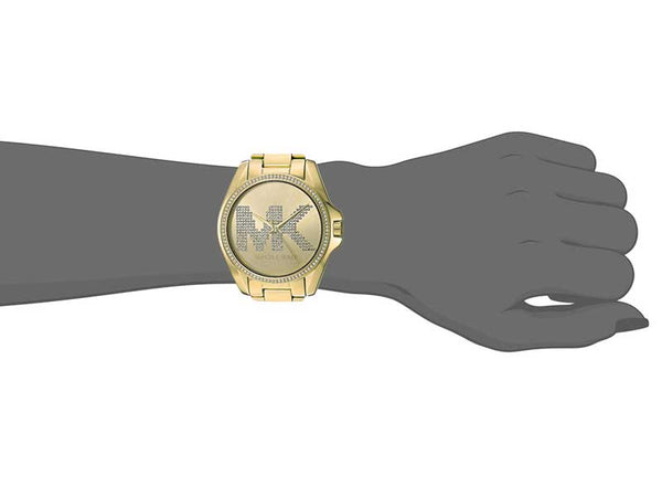  Shop Authentic Michael Kors Bradshaw Gold Dial Gold Steel Strap Watch for Women - MK6487 - Luxxuri