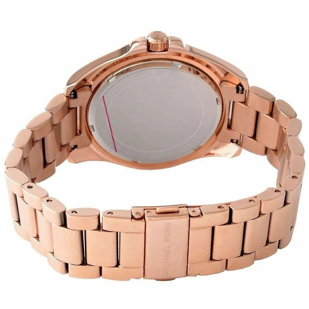  Shop Authentic Michael Kors Bradshaw Quartz Rose Gold Dial Rose Gold Steel Strap Watch For Women - MK6556 - Luxxuri