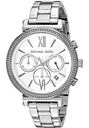  Shop Authentic Michael Kors Sofie Quartz Silver Dial Silver Steel Strap Watch For Women - MK6575 - Luxxuri