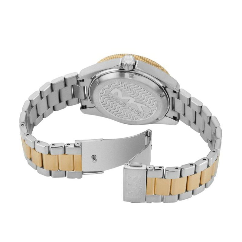  Shop Authentic Michael Kors Maritime Three-Hand Blue Dial Two Tone Steel Strap Watch for Men - MK9169 - Luxxuri