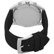  Shop Authentic Michael Kors Hadyn Chronograph Silver Dial Black Rubber Strap Watch for Women - MK7486 - Luxxuri