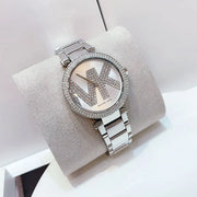  Shop Authentic Michael Kors Parker Quartz Silver Dial Silver Steel Strap Watch For Women - MK6658 - Luxxuri