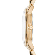  Shop Authentic Michael Kors Petite Runway Mercer Blue Dial Gold Steel Strap Watch For Women - MK6673 - Luxxuri