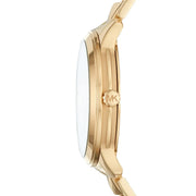  Shop Authentic Michael Kors Runway Mercer Crystals Gold Dial Gold Steel Strap Watch For Women - MK6714 - Luxxuri