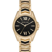  Shop Authentic Michael Kors Whitney Quartz Black Dial Two Tone Steel Strap  Watch For Women - MK6743 - Luxxuri