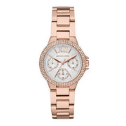  Shop Authentic Michael Kors Camille Multifunction White Dial Rose Gold Steel Strap Watch For Women - MK6845 - Luxxuri