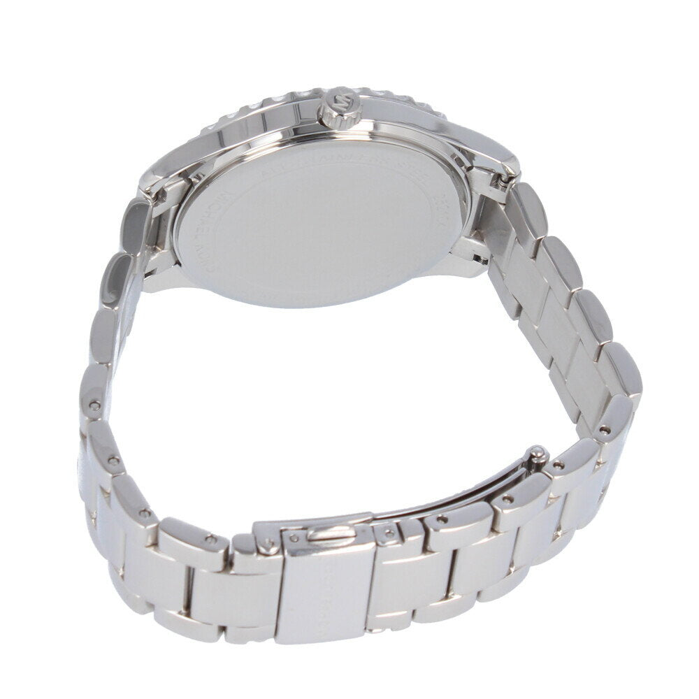  Shop Authentic Michael Kors Layton Chronograph Mother of Pearl Blue Dial Silver Steel Strap Watch For Women - MK6847 - Luxxuri