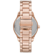  Shop Authentic Michael Kors Layton Three Hand Pink Dial Rose Gold Steel Strap Watch For Women - MK6848 - Luxxuri