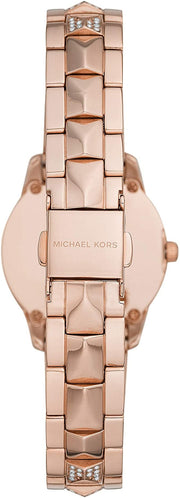  Shop Authentic Michael Kors Runway Mother of Pearl Dial Rose Gold Steel Strap Watch For Women - MK6856 - Luxxuri