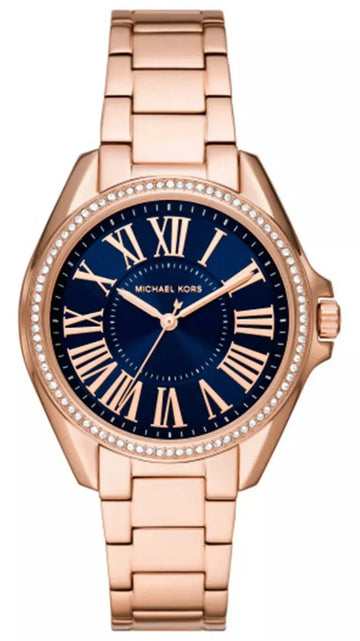  Shop Authentic Michael Kors Kacie Three Hand Black Dial Rose Gold Steel Strap Watch for Women - MK6930 - Luxxuri