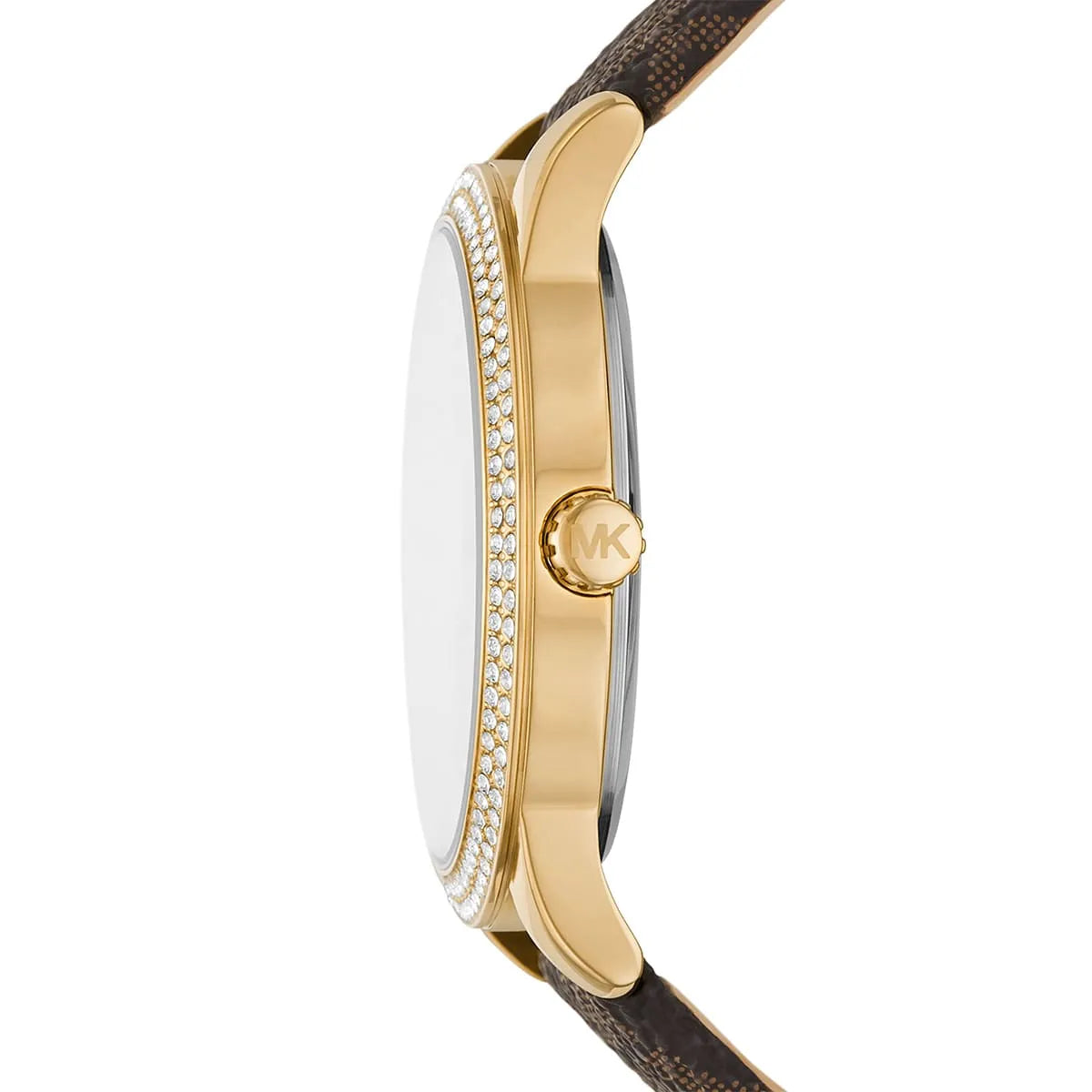  Shop Authentic Michael Kors Tibby Multifunction Gold Dial Brown Leather Strap Watch For Women - MK6966 - Luxxuri