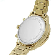  Shop Authentic Michael Kors Layton Chronograph Gold Dial Gold Steel Strap Watch For Women - MK6977 - Luxxuri