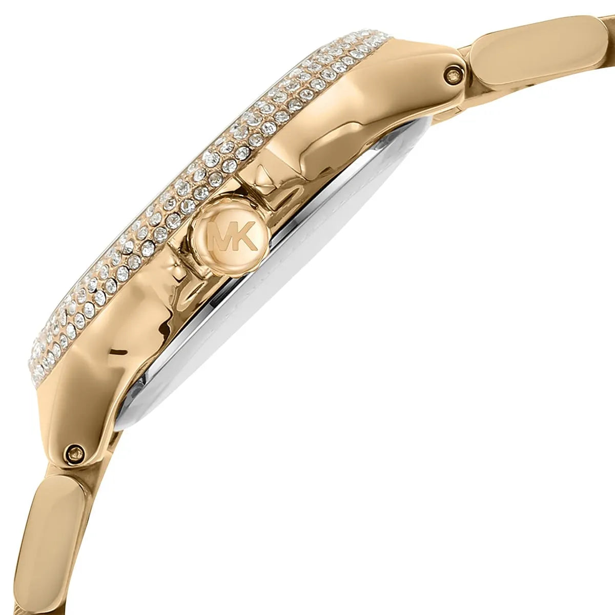  Shop Authentic Michael Kors Camille Analog Red Dial Gold Steel Strap Watch For Women - MK7196 - Luxxuri