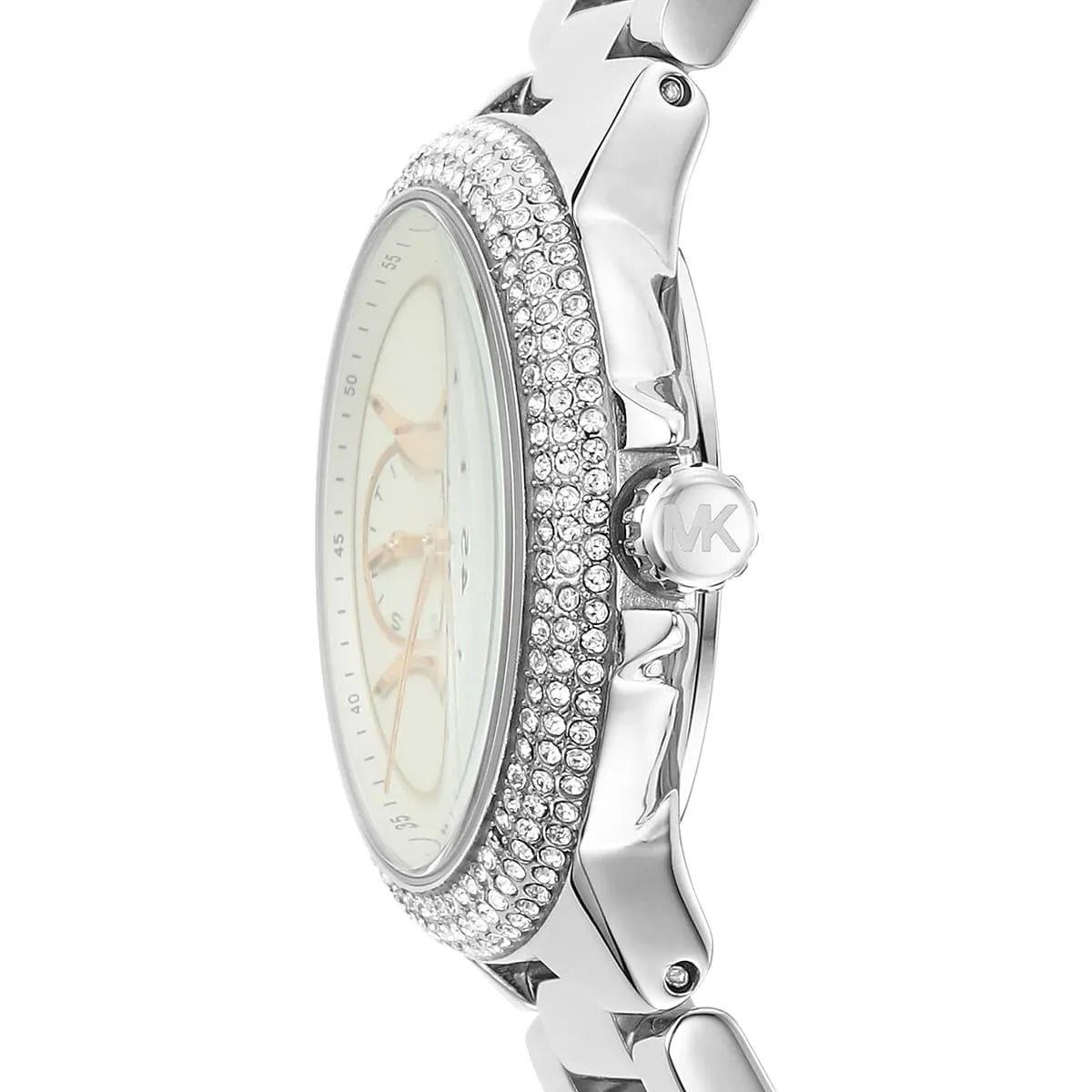  Shop Authentic Michael Kors Camille Chronograph White Dial Silver Steel Strap Watch For Women - MK7198 - Luxxuri