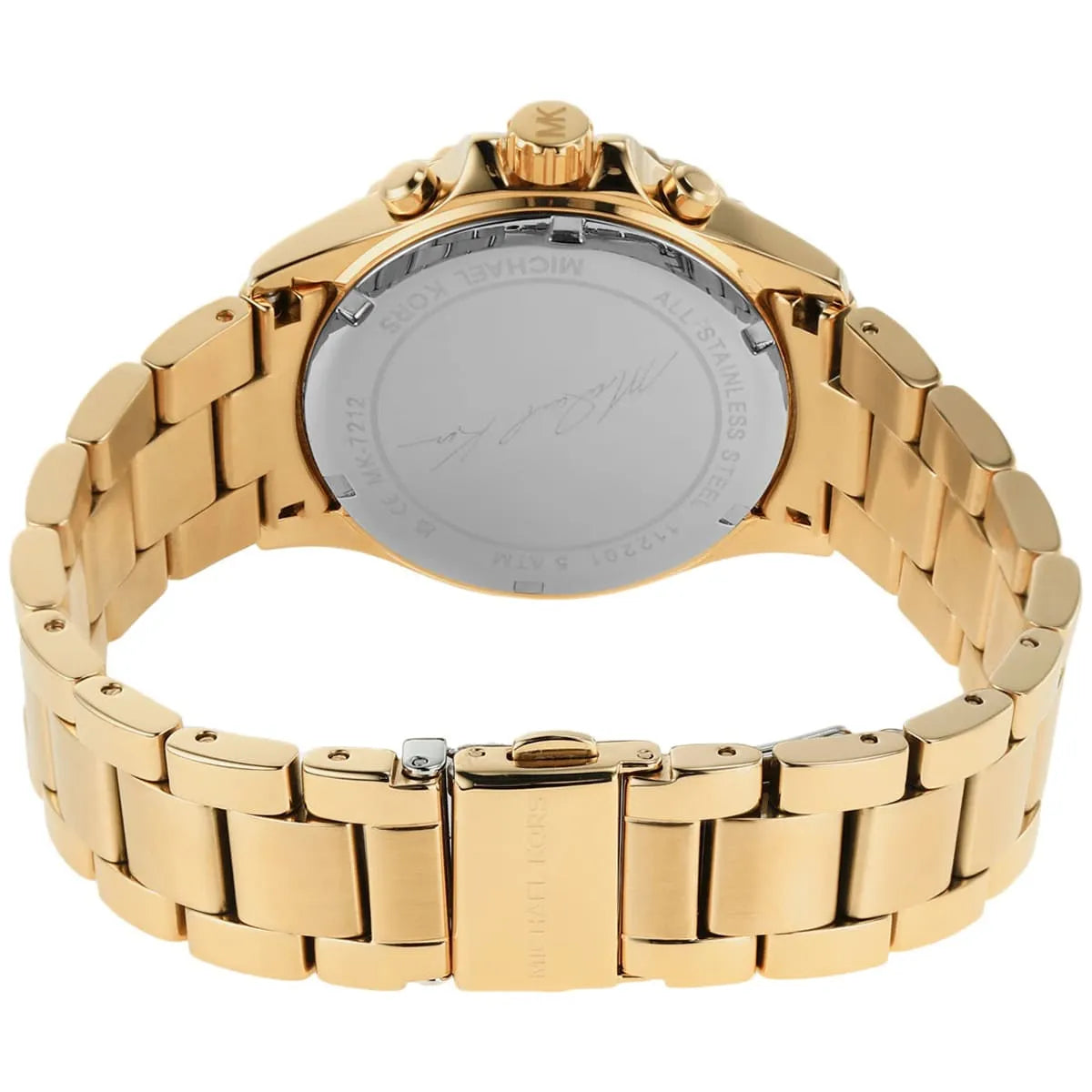  Shop Authentic Michael Kors Everest Chronograph White Dial Gold Steel Strap Watch For Women - MK7212 - Luxxuri
