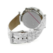  Shop Authentic Michael Kors Parker Chronograph White Dial White Leather Strap Watch For Women - MK7226 - Luxxuri