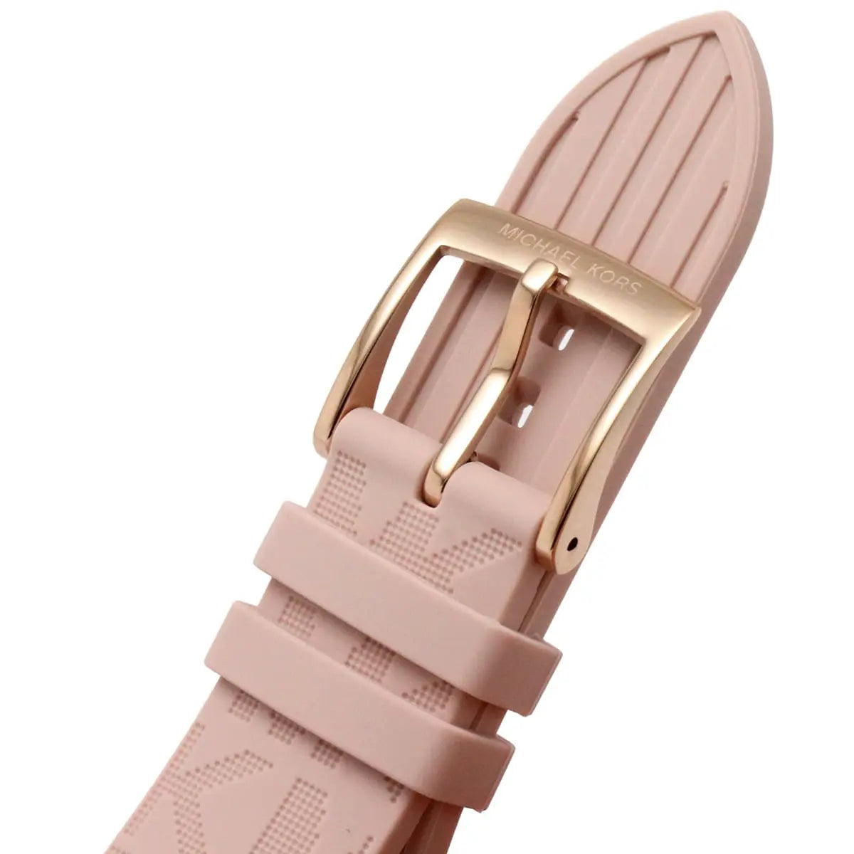  Shop Authentic Michael Kors Mini Lennox Three-Hand Rose Gold Dial Pink Silicone Strap Watch For Women - MK7282 - Luxxuri
