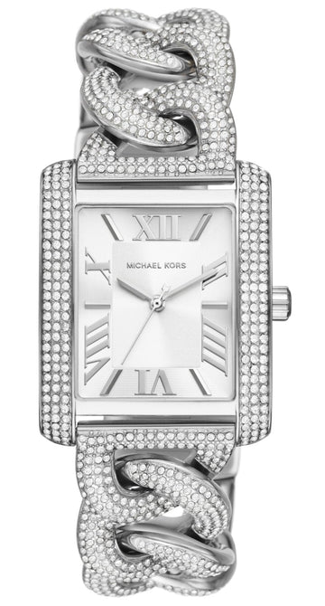  Shop Authentic Michael Kors Emery Three Hand Silver Dial Silver Steel Strap Watch For Women - MK7299 - Luxxuri
