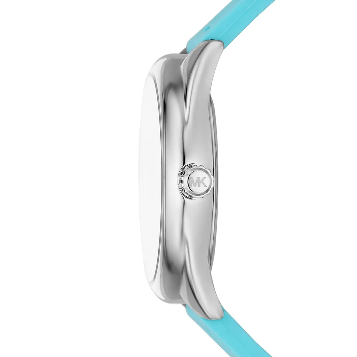  Shop Authentic Michael Kors Janelle Quartz Blue Dial Blue Rubber Strap Watch For Women - MK7350 - Luxxuri