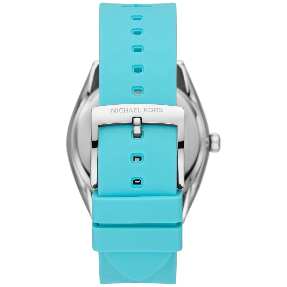  Shop Authentic Michael Kors Janelle Quartz Blue Dial Blue Rubber Strap Watch For Women - MK7350 - Luxxuri