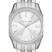  Shop Authentic Michael Kors Pilot Quartz Silver Dial Silver Steel Strap Watch For Women - MK7379 - Luxxuri