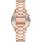  Shop Authentic Michael Kors Berkley Chronograph Green Dial Rose Gold Steel Strap Watch For Women - MK7412 - Luxxuri