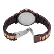  Shop Authentic Michael Kors Maren Chronograph Brown Dial Two Tone Steel Strap Watch for Women - MK7496 - Luxxuri