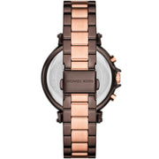  Shop Authentic Michael Kors Maren Chronograph Brown Dial Two Tone Steel Strap Watch for Women - MK7496 - Luxxuri