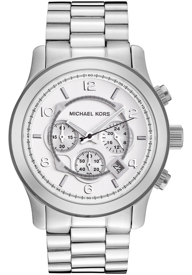  Shop Authentic Michael Kors Runway Silver Dial Silver Steel Strap Watch for Men- MK8086 - Luxxuri