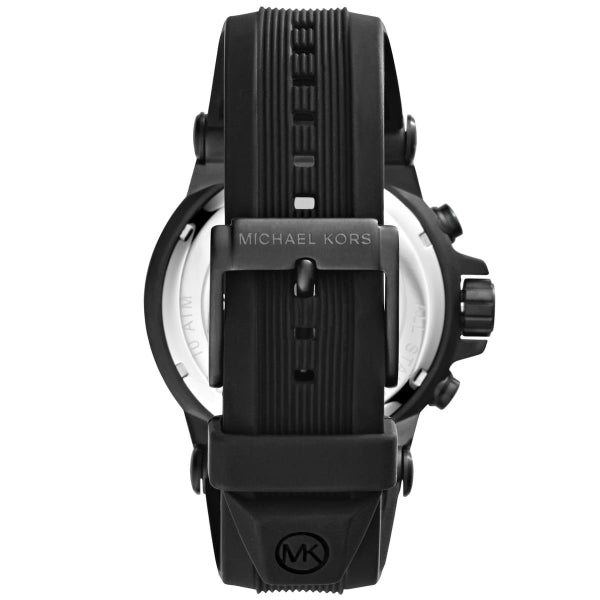  Shop Authentic Michael Kors Dylan Black Dial Black Rubber Strap Watch for Men - MK8152 - Luxxuri