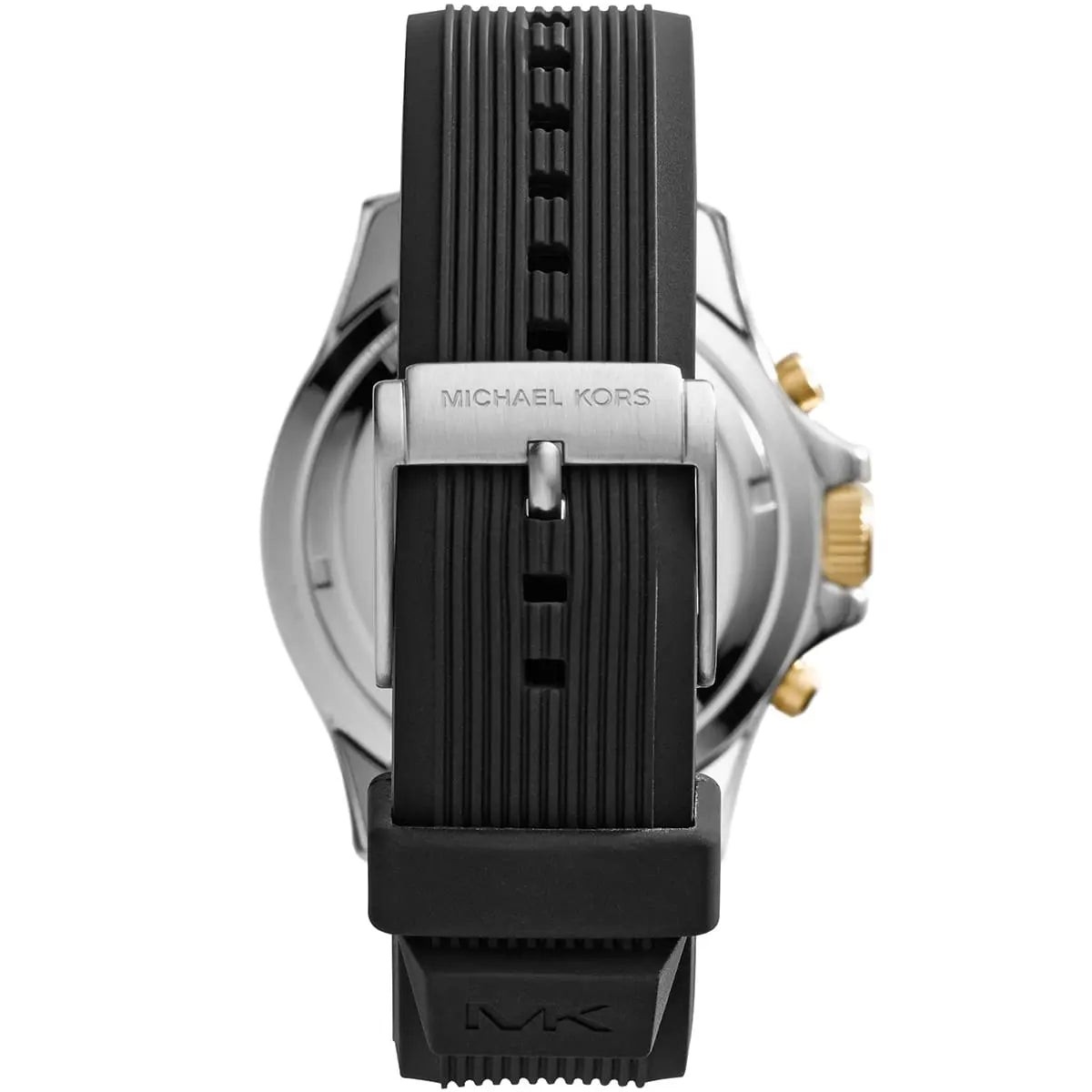  Shop Authentic Michael Kors Dylan Chronograph Black Dial Black Rubber Strap Watch For Men - MK8903 - Luxxuri