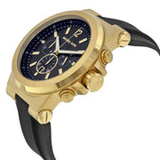 Shop Authentic Michael Kors Dylan Chronograph Black Dial Black Rubber Strap Watch for Men - MK8445 - Luxxuri