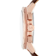  Shop Authentic Michael Kors Ryker Analog Gray Dial Brown Leather Strap Watch For Men - MK8519 - Luxxuri