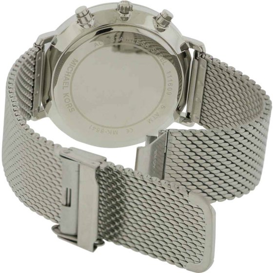  Shop Authentic Michael Kors Jaryn Silver Dial Silver Mesh Bracelet Watch for Men - MK8541 - Luxxuri
