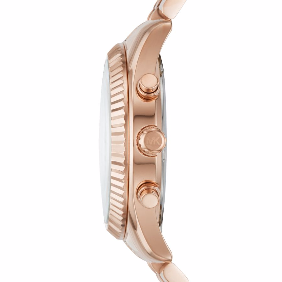  Shop Authentic Michael Kors Lexington Rose Gold Dial Rose Gold Stainless Steel Strap Watch for Men - MK8580 - Luxxuri