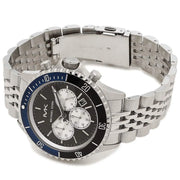  Shop Authentic Michael Kors Bayville Chronograph Black Dial Silver Steel Strap Watch For Men - MK8749 - Luxxuri
